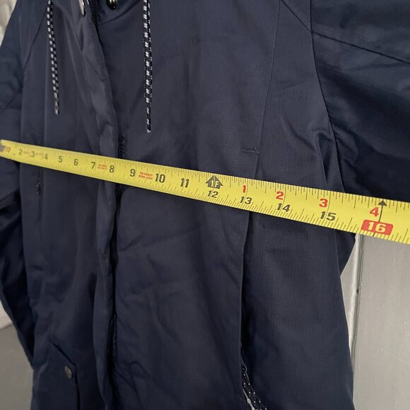 Firm. NWT Columbia Suttle Mountain Thermal Winter Coat Parka. Navy Women's SMALL - Picture 9 of 11